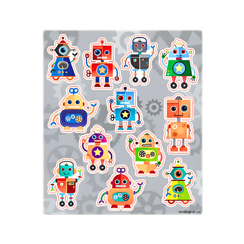 Wholesale Fun Robots Stickers - (CDU of 120)