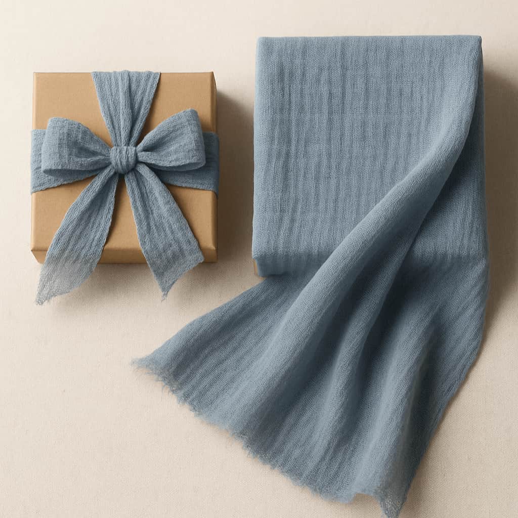 Reusable Gauze Furoshiki Gift Wrap – Hand-Dyed Fabric