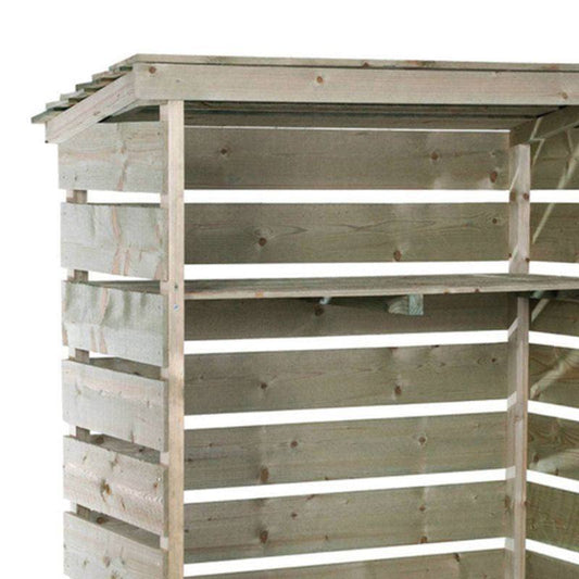 Garden Log Store by Wensum