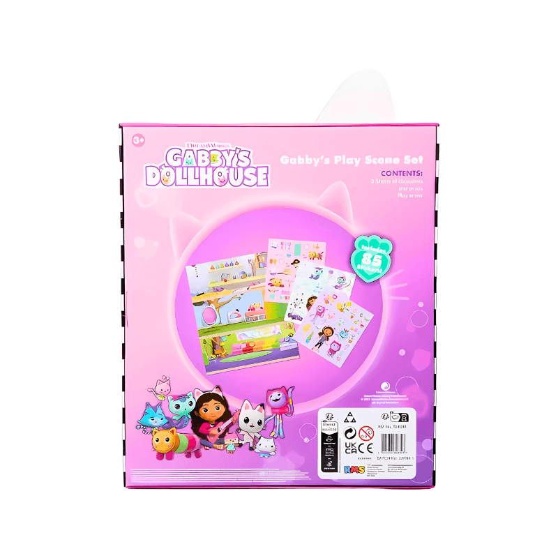 Wholesale Gabby's Dollhouse Sticker Play Scene - (Case of 12)