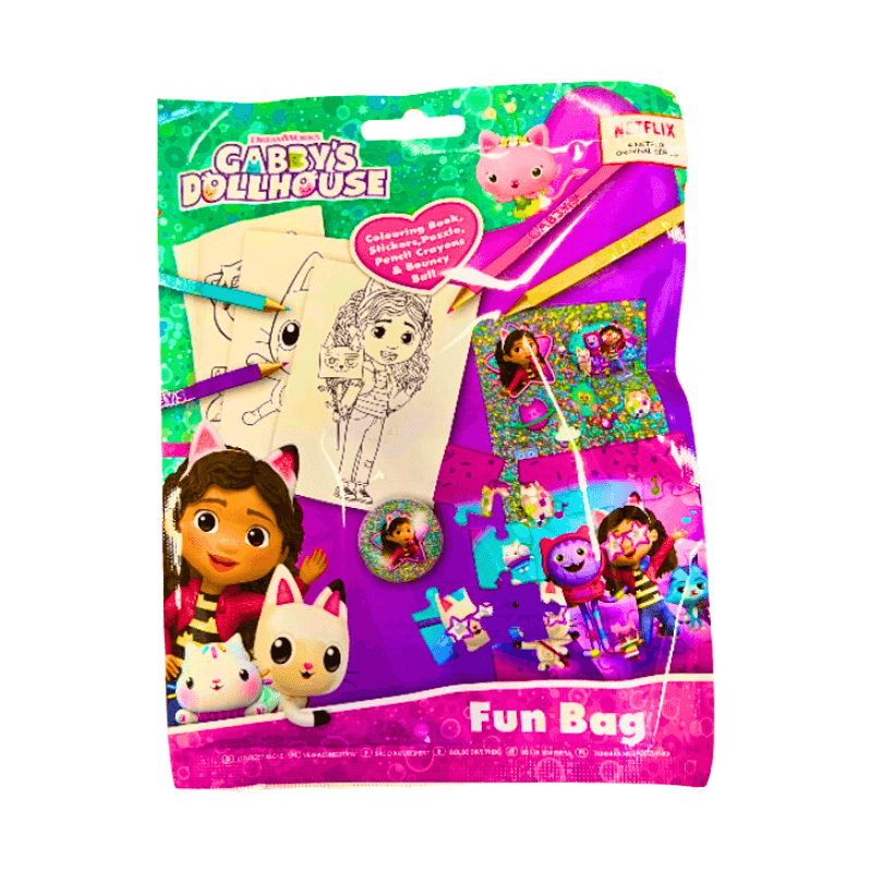 Wholesale Gabby's Dollhouse Fun Bag - (Case of 12)