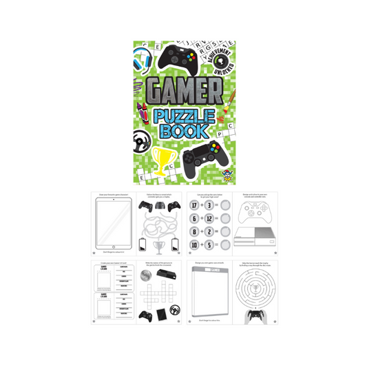 Gamer Puzzle Book