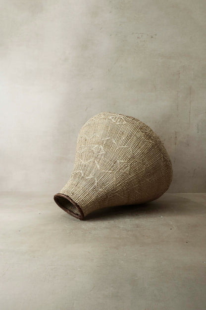Garlic Gourd woven basket - Zimbabwe - 53.2
