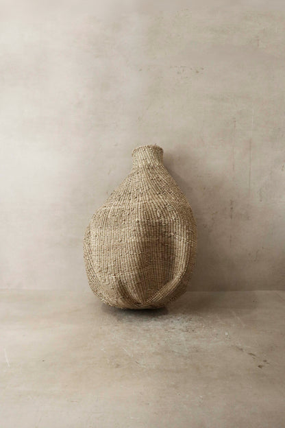 Garlic Gourd woven basket - Zimbabwe - 53.5