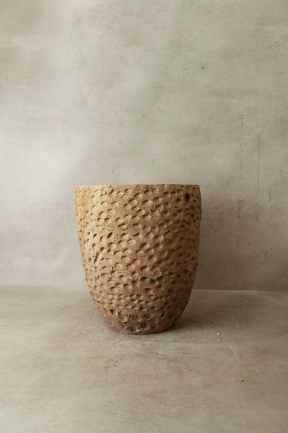 Textured Gwayi Clay Pot - Zimbabwe - 30.1