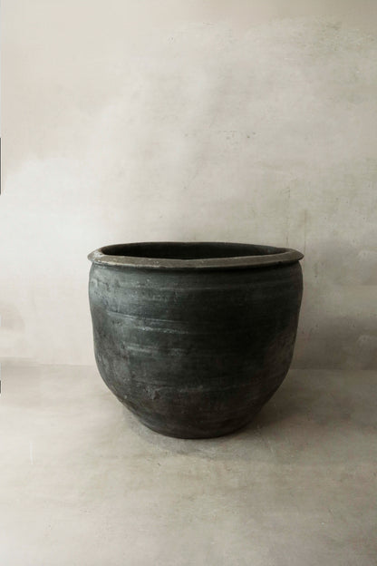 Big Old Grey Asian Pots- L003