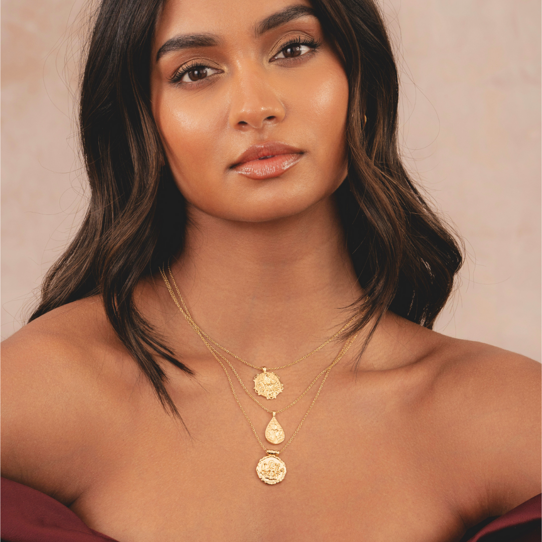 Goddess Kali Necklace (Gold)