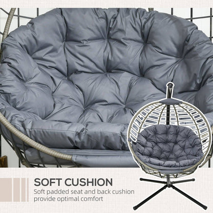 PE Rattan Swing Chair