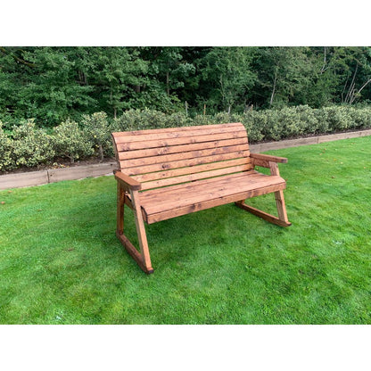 Scandinavian Redwood Garden Bench by Charles Taylor - 3 Seats