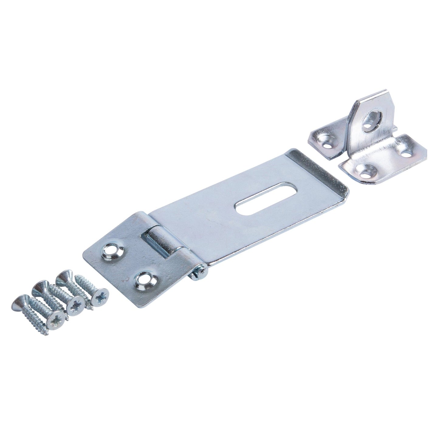 76mm Heavy-Duty Steel Safety Hasp & Staple