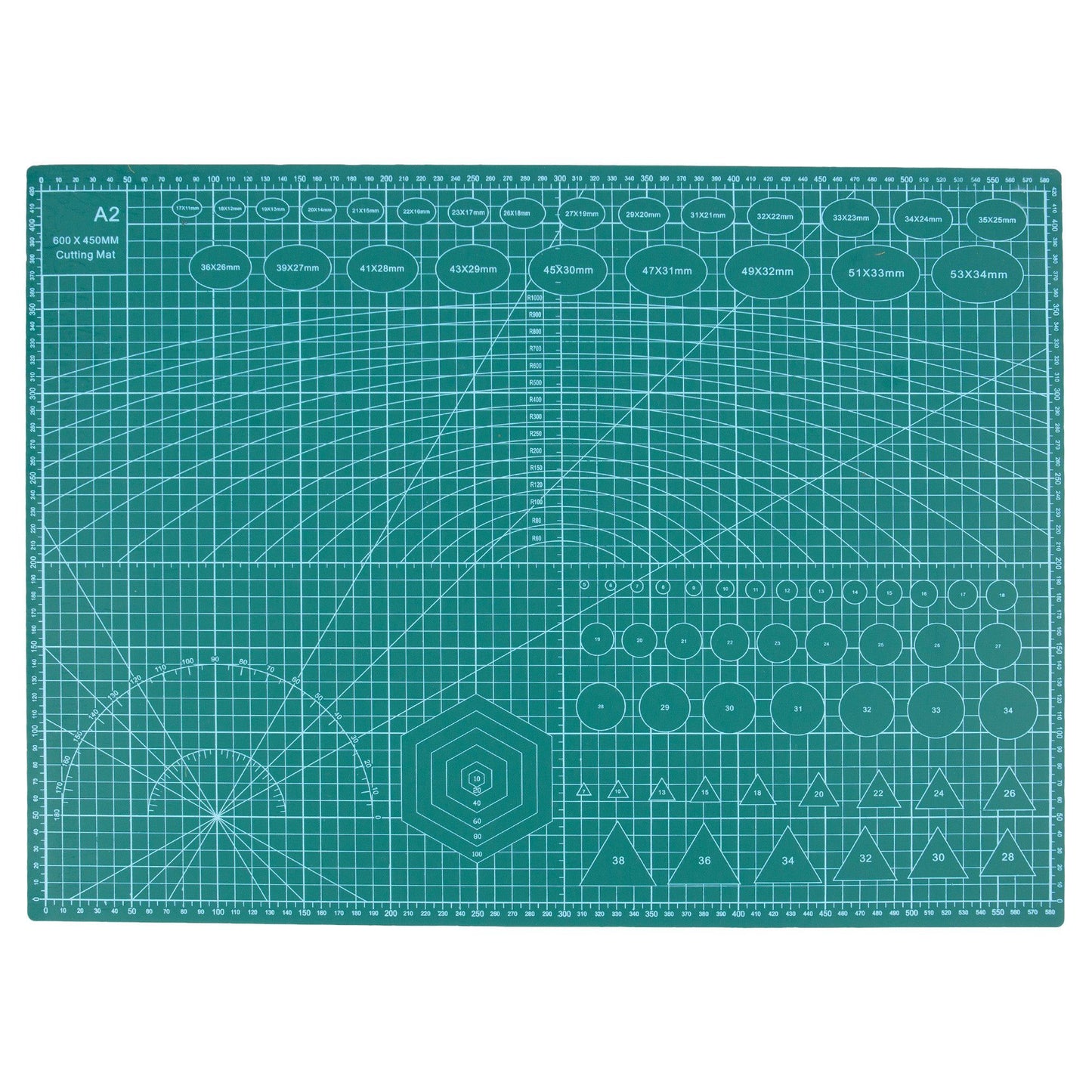 Green A2 (45 x 60cm) Cutting Mat