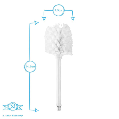 Replacement White Toilet Brush