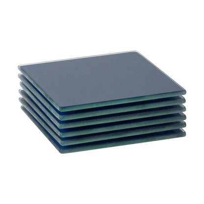 Square Glass Coasters - Pack of Six