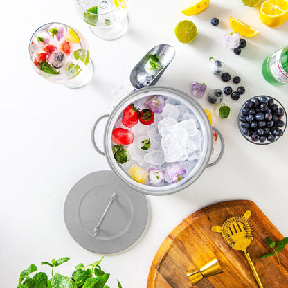 Vintage Ice Bucket with Scoop