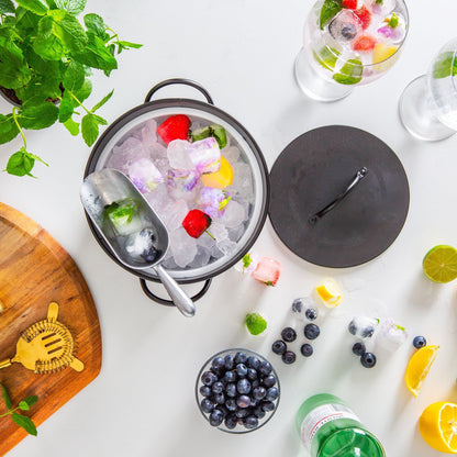 Vintage Ice Bucket with Scoop