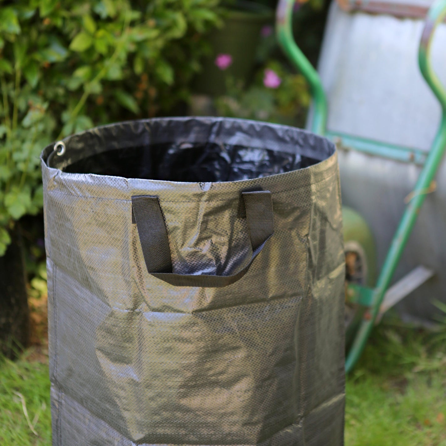 Heavy-Duty Garden Waste Bags - Black - Pack of 2