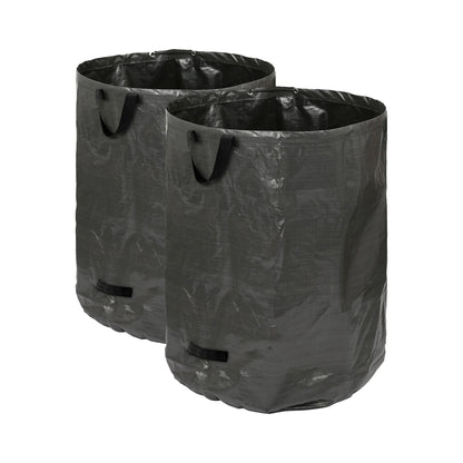Heavy-Duty Garden Waste Bags - Black - Pack of 2