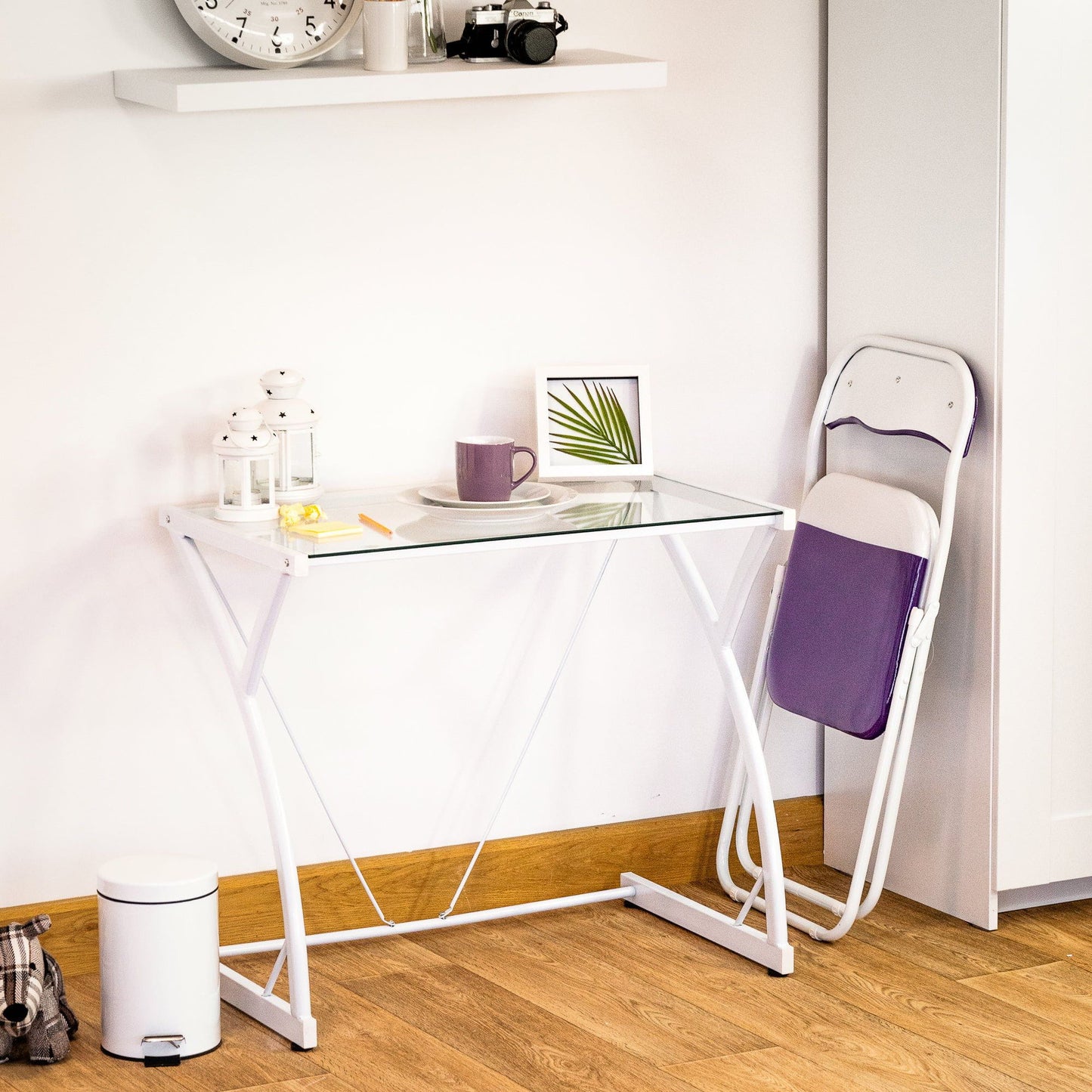 Purple Wave Padded Folding Chair - Pack of Six