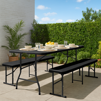 6 feet / 180cm Four Person Folding Trestle Bench