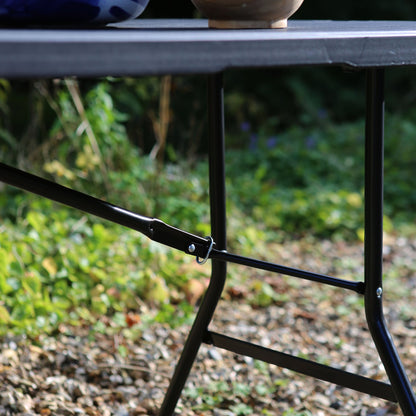 6 Feet Folding Table & Bench Set - 180cm