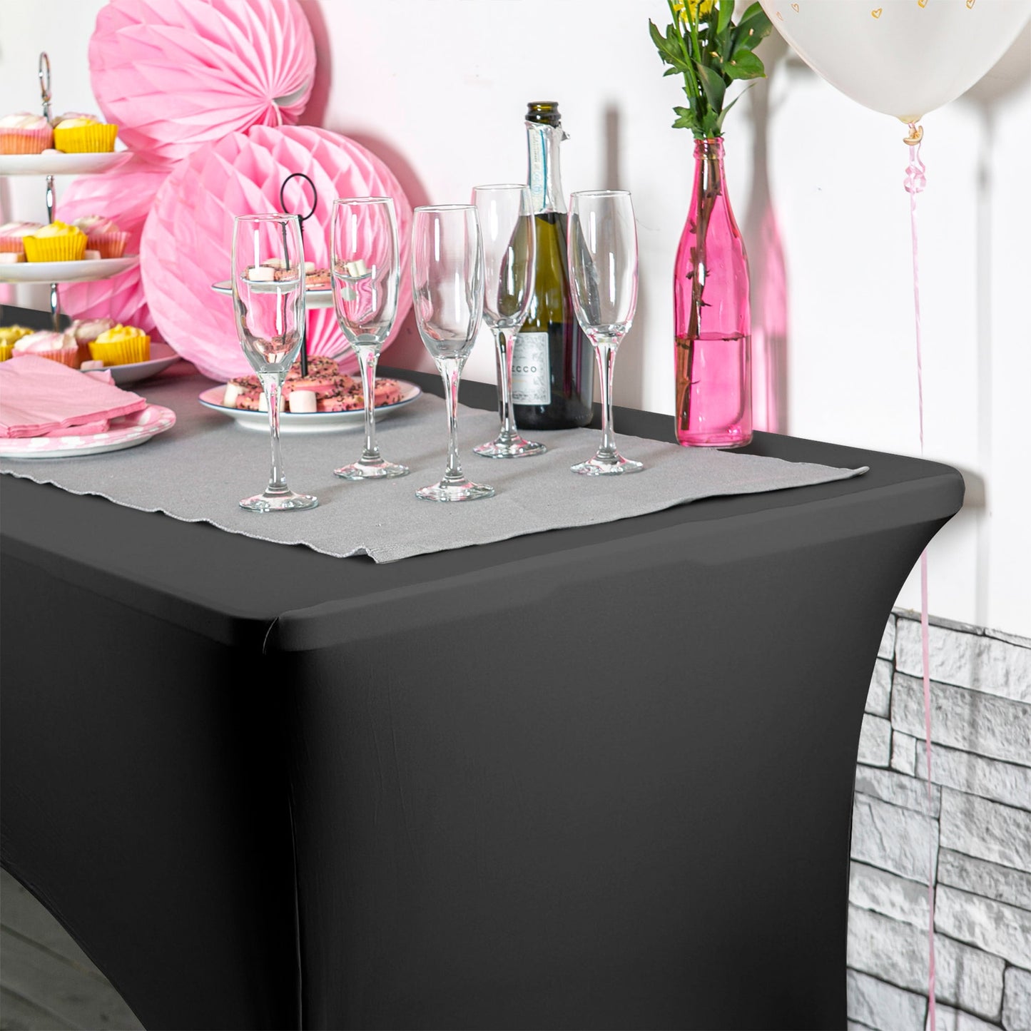 Rectangular Spandex Fitted Tablecloth - 6ft (180cm)