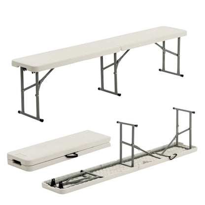 6 feet / 180cm Four Person Folding Trestle Bench