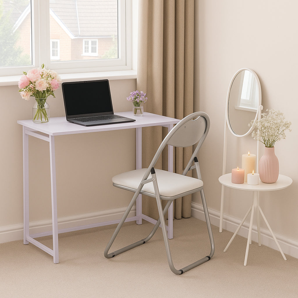 Deluxe Wooden Folding Desk