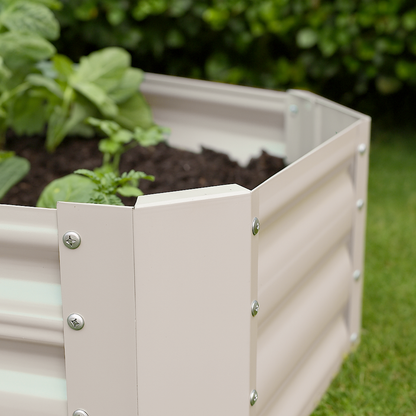 180cm x 90cm Rectangle Galvanised Steel Raised Garden Bed