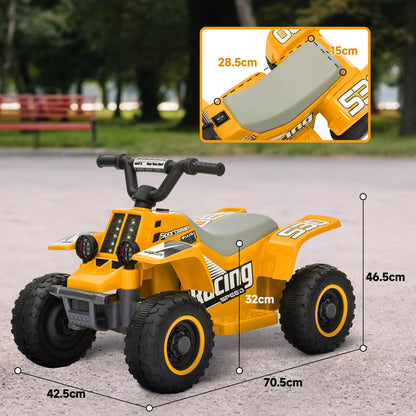 AIYAPLAY 6V Electric Quad Bike for Kids w/ Forward Backward