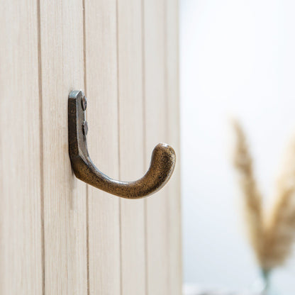 20mm x 55mm Brass Single Coat Hook