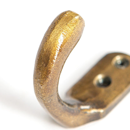 20mm x 55mm Brass Single Coat Hook