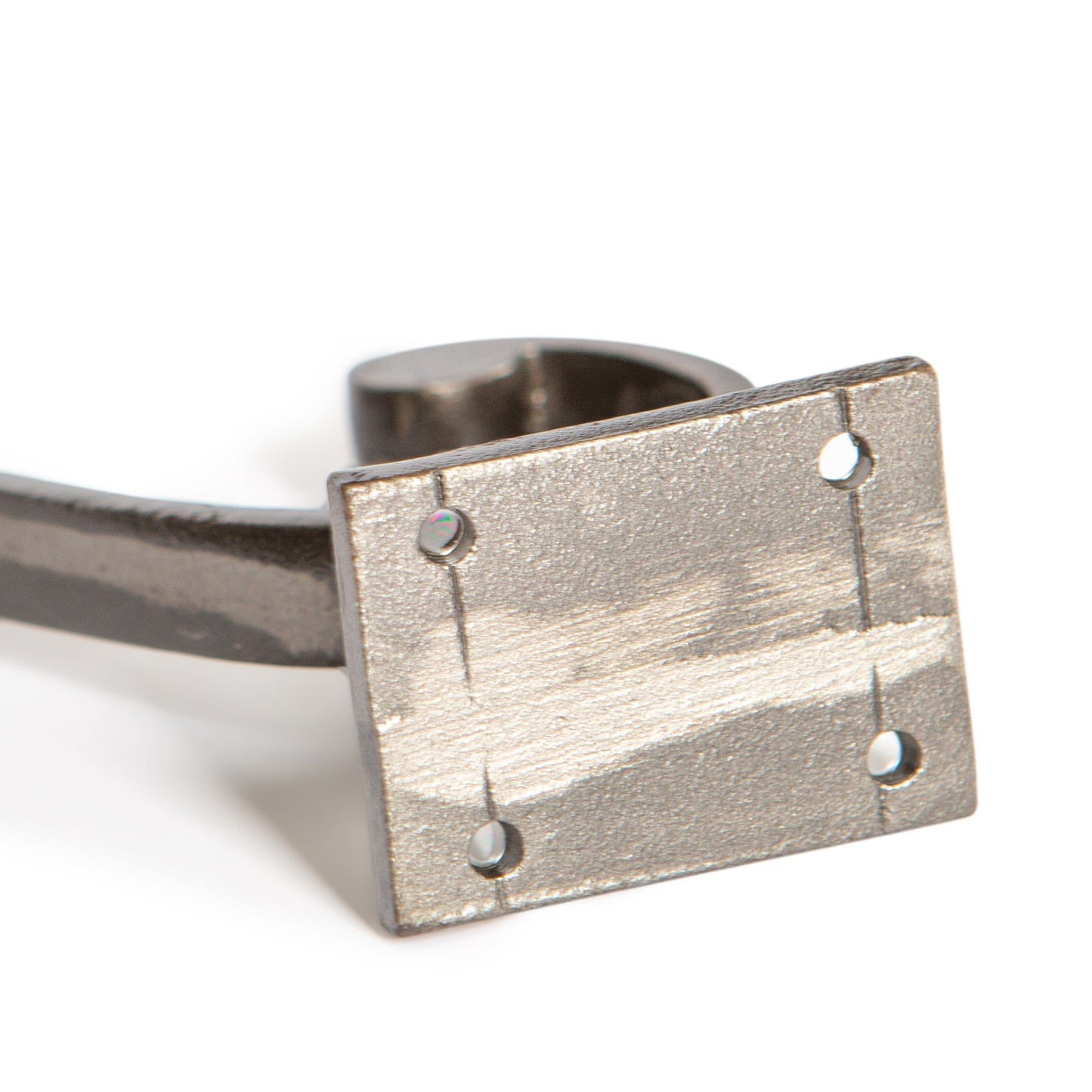 35mm x 105mm Raw Square Back Hat & Coat Hook