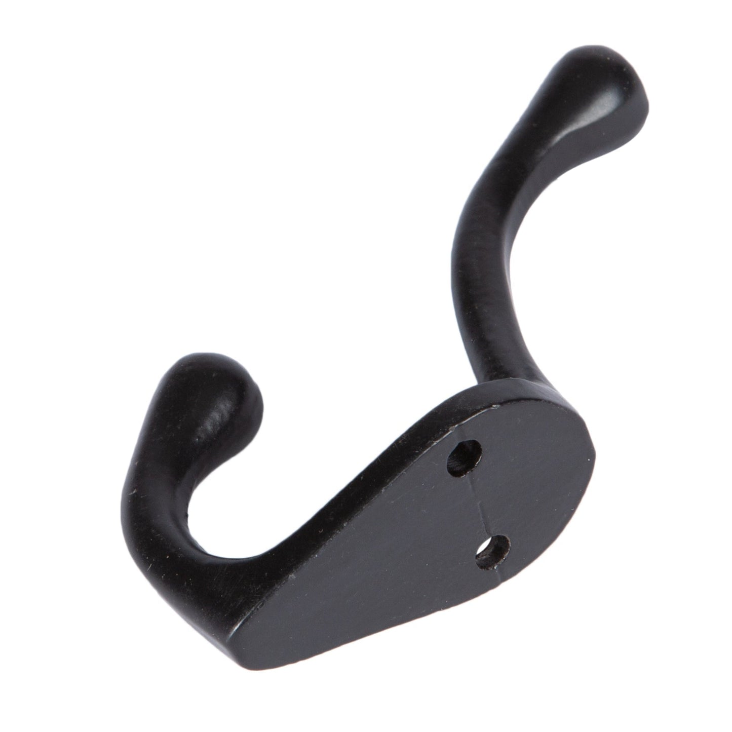 25mm x 80mm Black Narrow Hat & Coat Hook