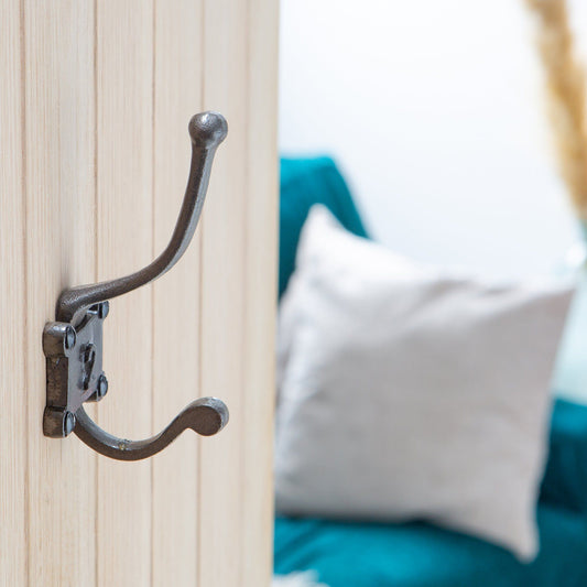 50mm x 115mm Grey Number 2 Hat & Coat Hook