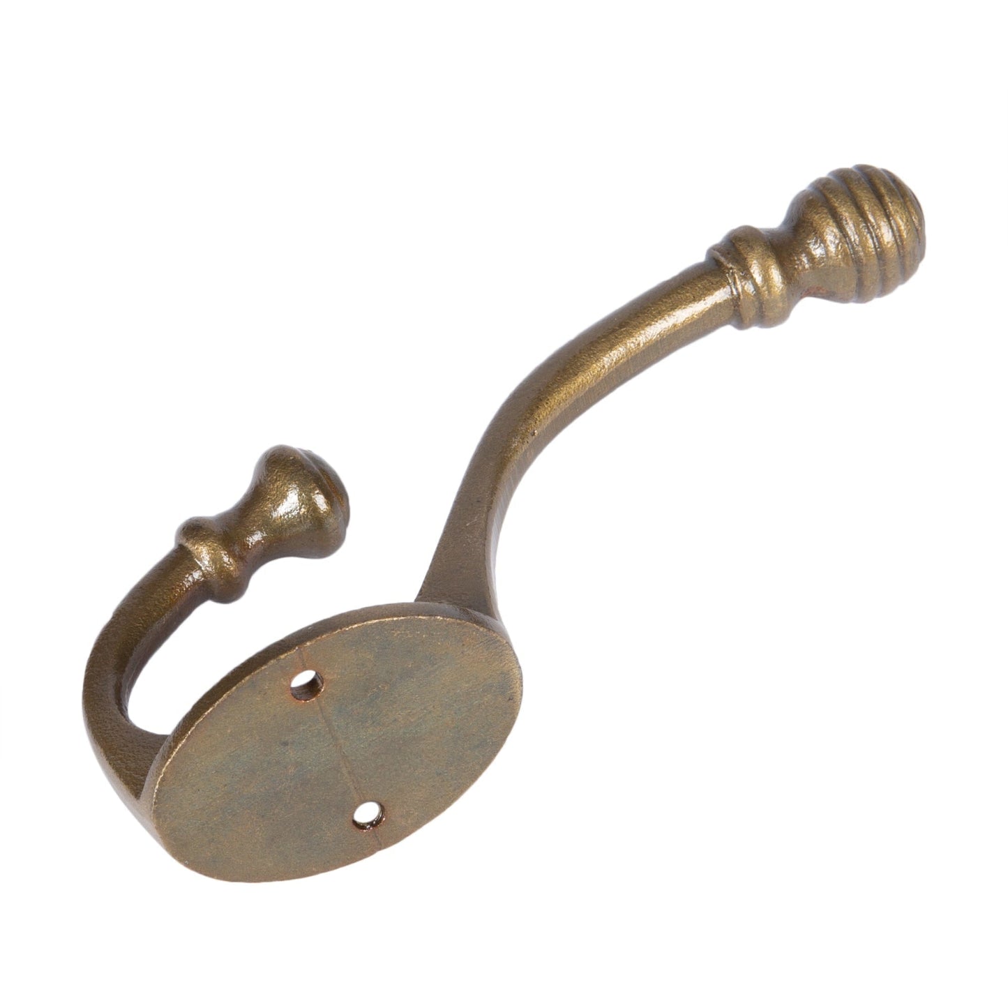 35mm x 135mm Brass Ball End Hat & Coat Hook