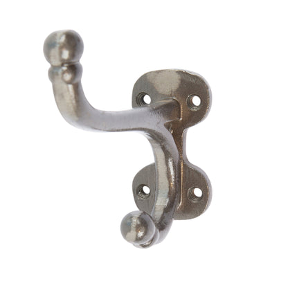 35mm x 85mm Flat Top Ball End Raw Hat & Coat Hook