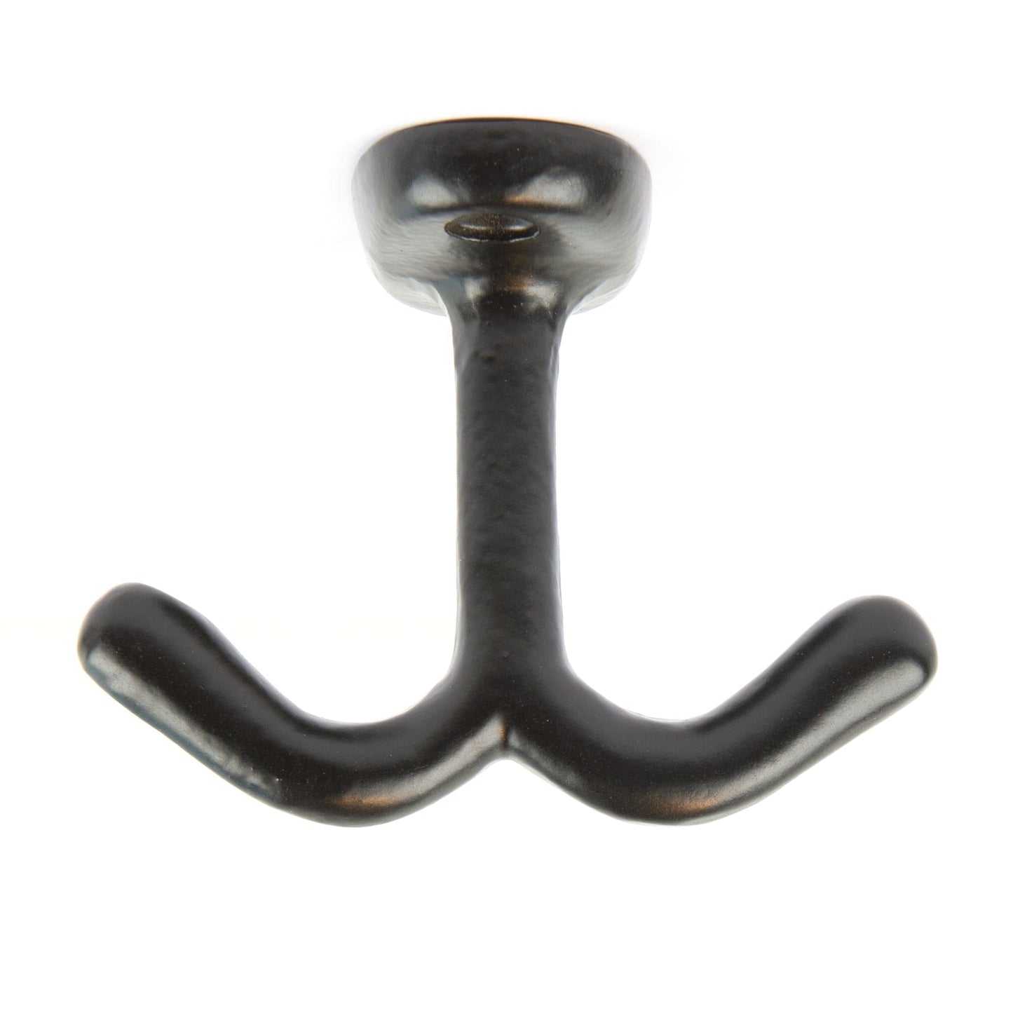80mm x 60mm Black Double Ceiling Hook