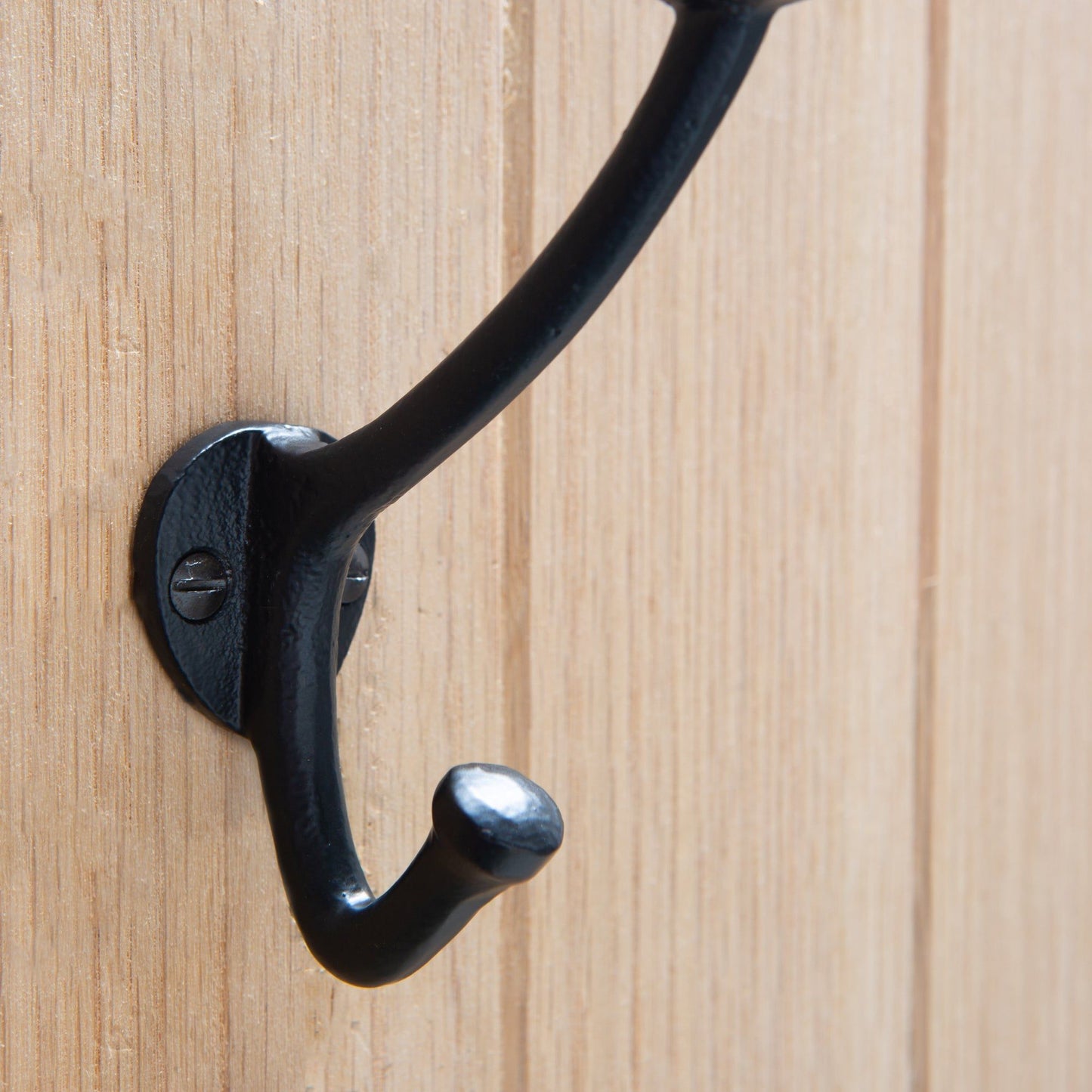 35mm x 115mm Black Bowler and Coat Hook