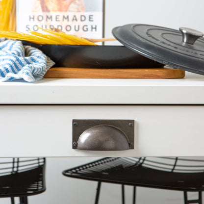 105mm x 50mm Rectangular Cabinet Cup Handle