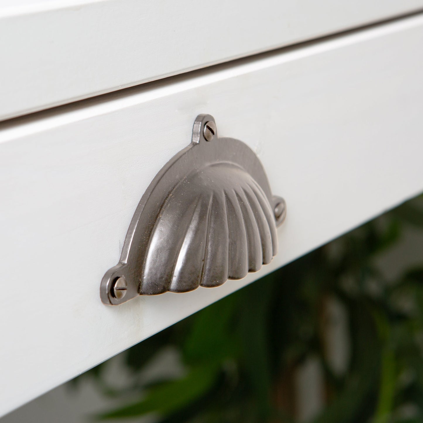 130mm x 60mm Fluted Cabinet Cup Handle