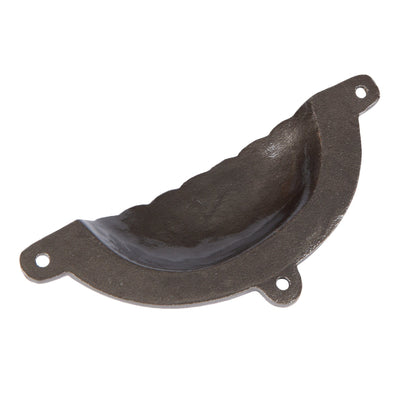 130mm x 60mm Fluted Cabinet Cup Handle