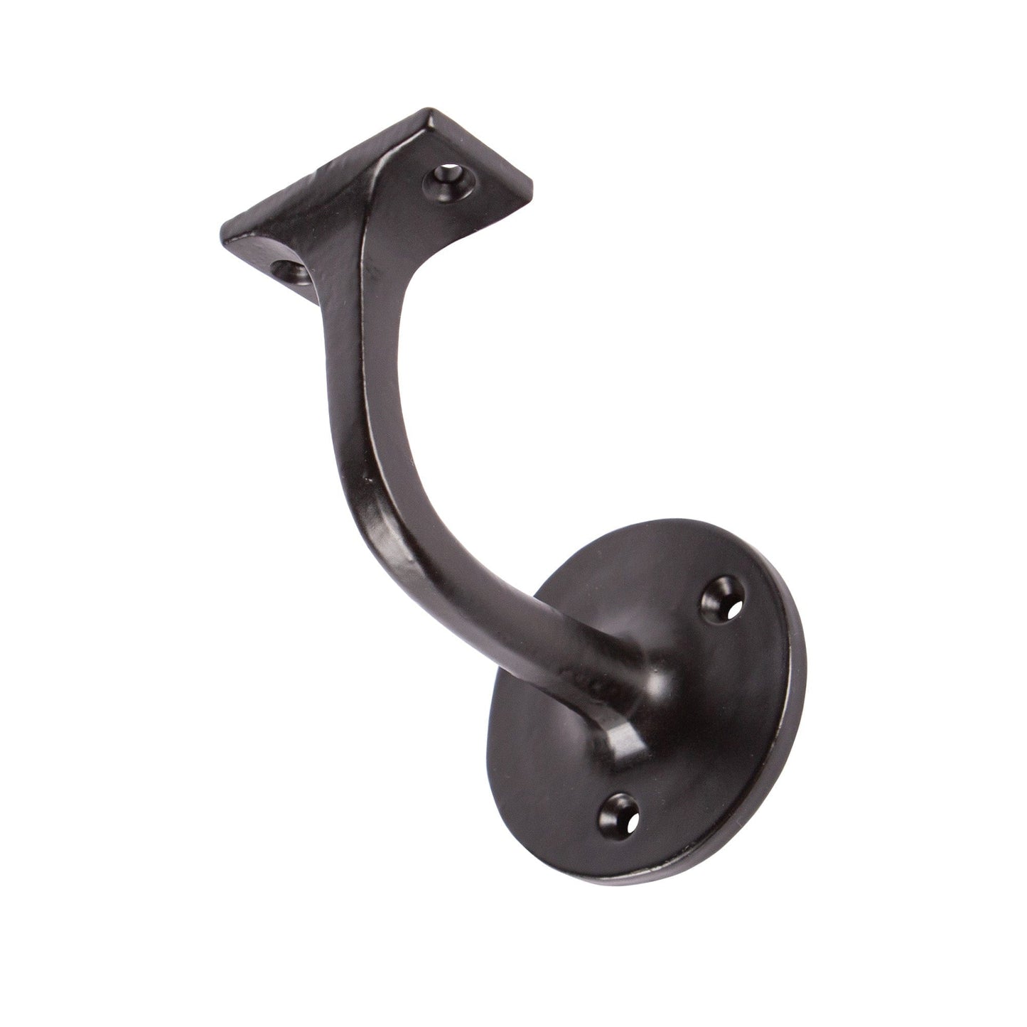 75mm x 85mm Black Wrought Iron Handrail Bracket