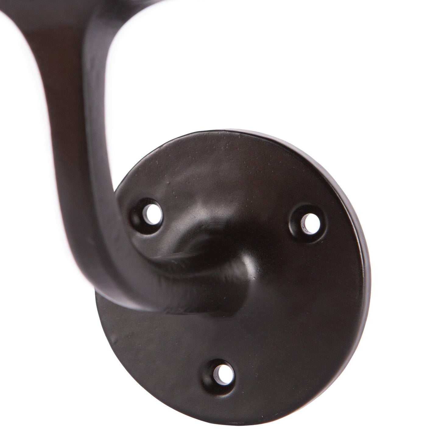 75mm x 85mm Black Wrought Iron Handrail Bracket