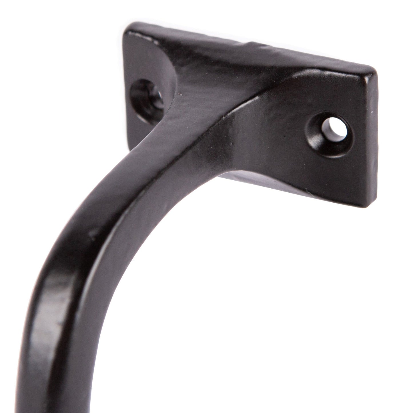 75mm x 85mm Black Wrought Iron Handrail Bracket