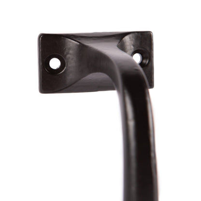 75mm x 85mm Black Wrought Iron Handrail Bracket