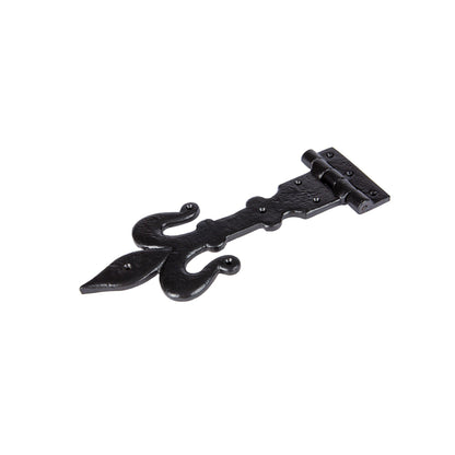 310mm Black Fleur De Lis T-Hinge