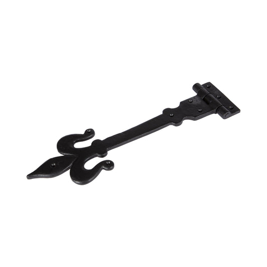 405mm Black Fleur De Lis T-Hinge
