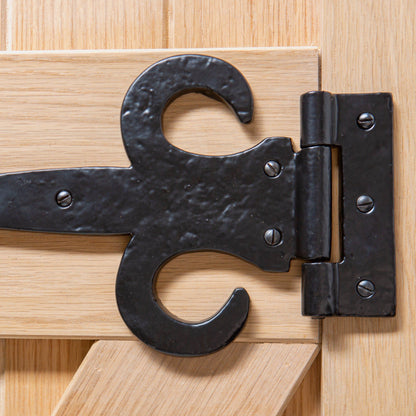 300mm Black Arrowhead T-Hinge