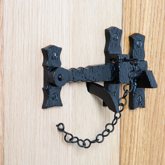 240mm Black Rustic Suffolk Latch