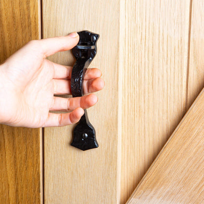 240mm Black Rustic Suffolk Latch